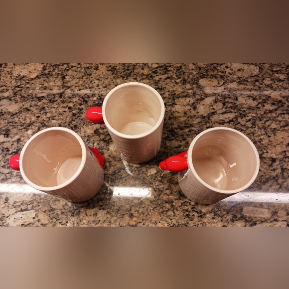 Coastal Fun Crab Ceramic 12oz Mugs - Set of 3 - Picture 4 of 11